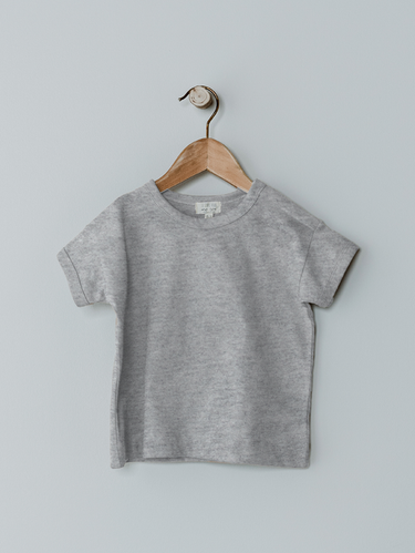 The Simple Folk Boxy Tee, Gray Melange